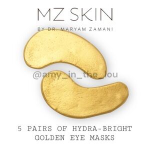 Hydra-Bright Golden Eye Masks 5 Pairs by MZ Skin (B2)